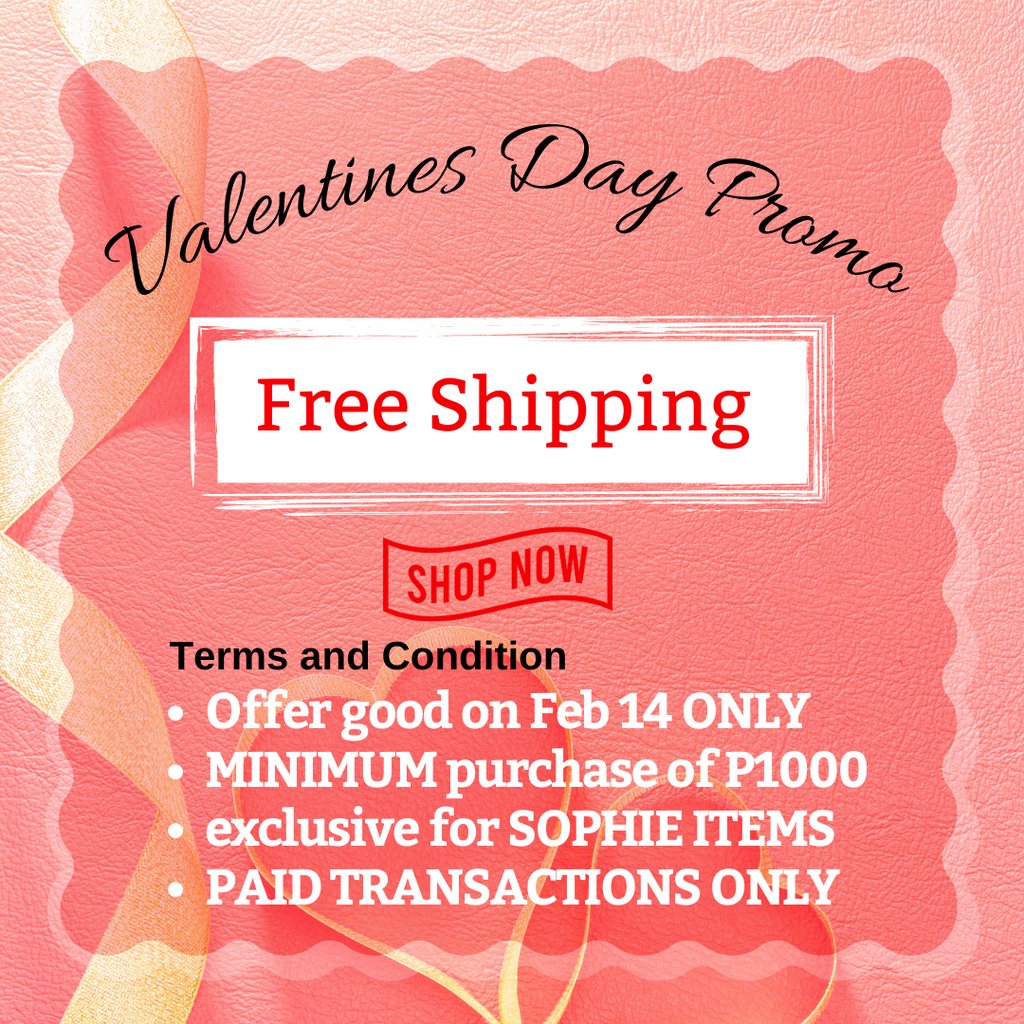 FREE SHIPPING Valentines Day Promo on Feb 14!