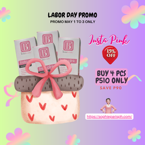 Labor Day Promo- Insta Pink 15% OFF MAY 1-3 ONLY