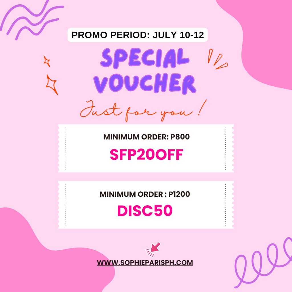 SPECIAL VOUCHERS FOR JULY 10-12