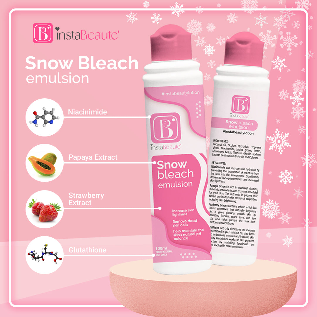 Snow Bleach emulsion (lotion)